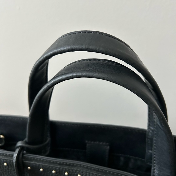 Kate Spade West Street Abby Satchel Pebbled Leather Black Satchel - Picture 8 of 11